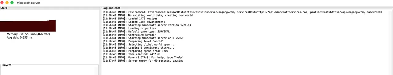 Downloading Minecraft Server JAR
