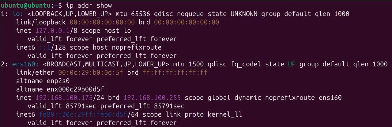 Linux Network Settings IP