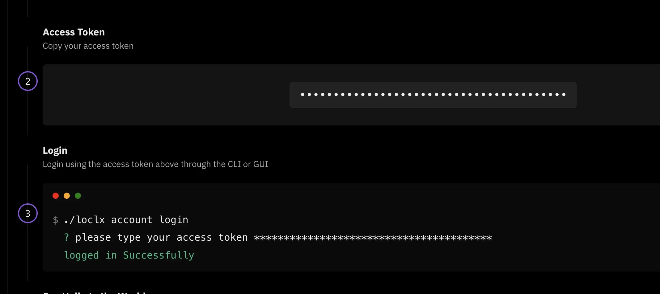 Get your LocalXpose access token