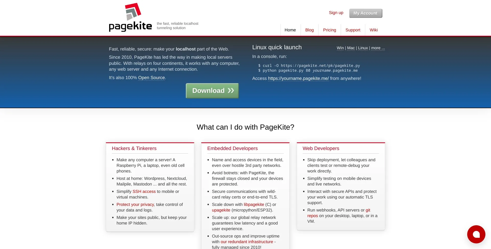 Pagekite