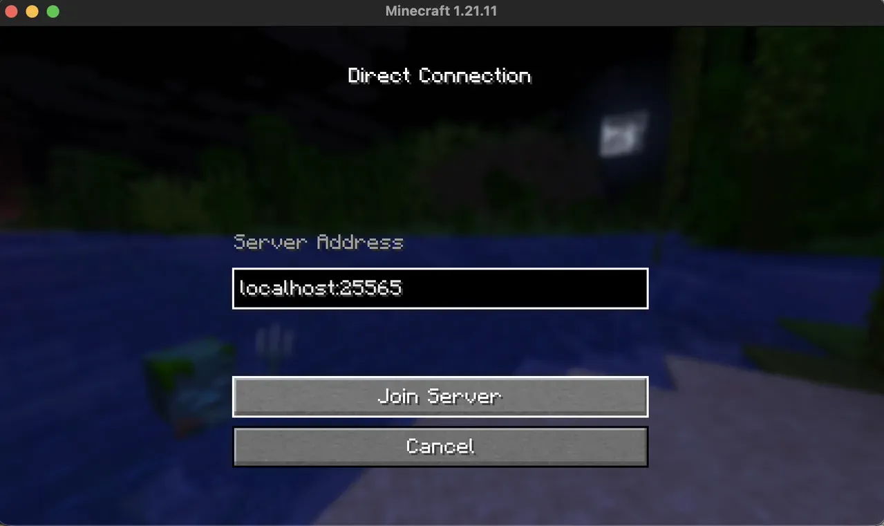 Running Minecraft Server