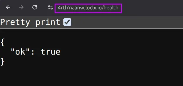 Tunnel running in browser