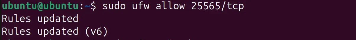 ufw Allow Command in Linux